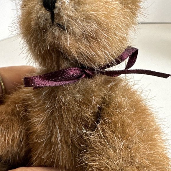 Boyds Bears #1364 The Archive Series Jointed Brown Teddy Bear 1990s Gettysburg - Picture 5 of 12